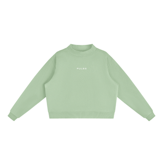 Women's Fleece Mock-Neck Crew